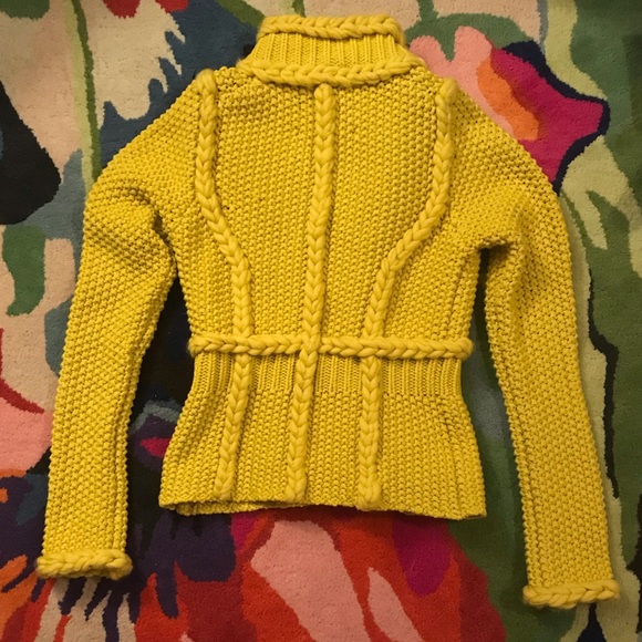 Malene Birger Knit Lime Sweater SZ XS - Picture 7 of 7